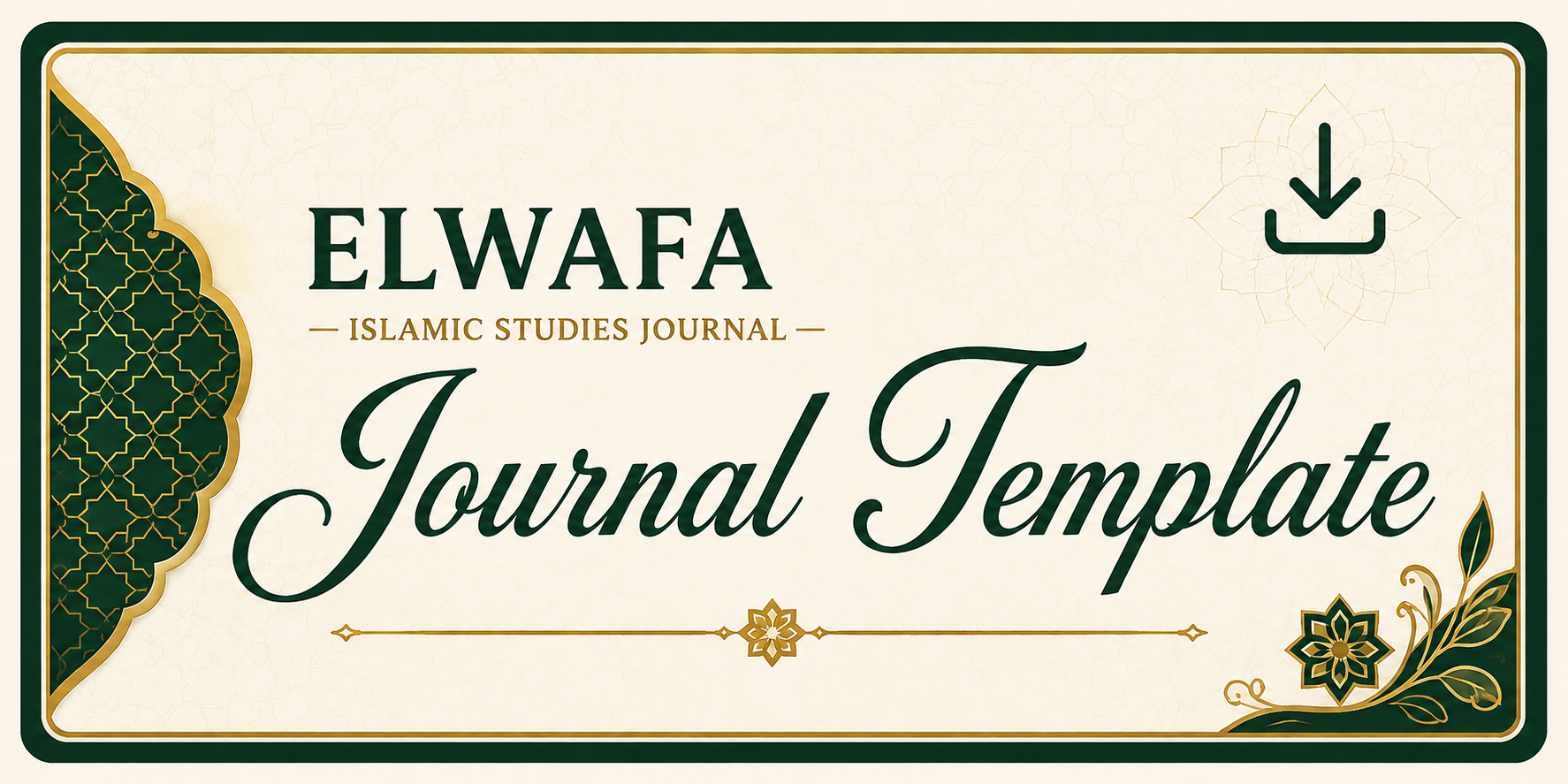 Journal Template Elwafa